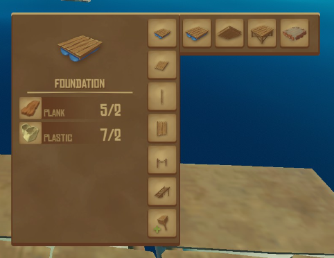 All building items