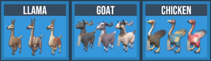 All tameable animals